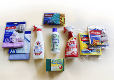 Pulizia e igiene in tutta la casa